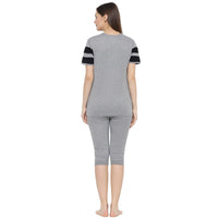 Mack Jonney Grey Women's Night Suit