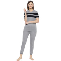 Mack Jonney Grey Women's Night Suit