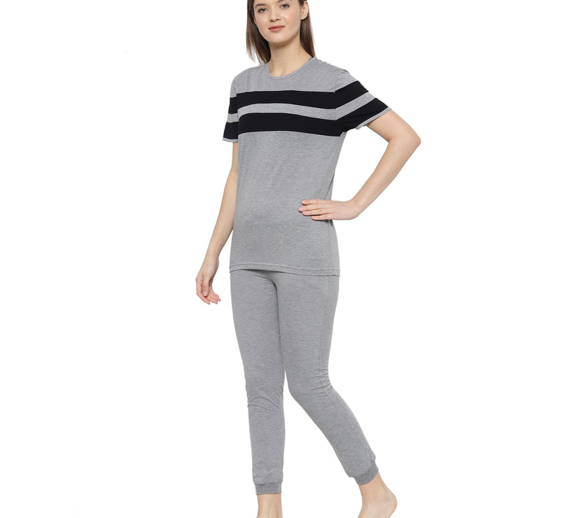 Mack Jonney Grey Women's Night Suit