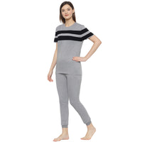 Mack Jonney Grey Women's Night Suit