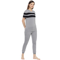 Mack Jonney Grey Women's Night Suit