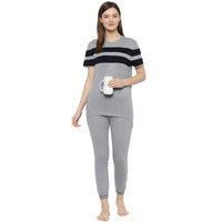 Mack Jonney Grey Women's Night Suit