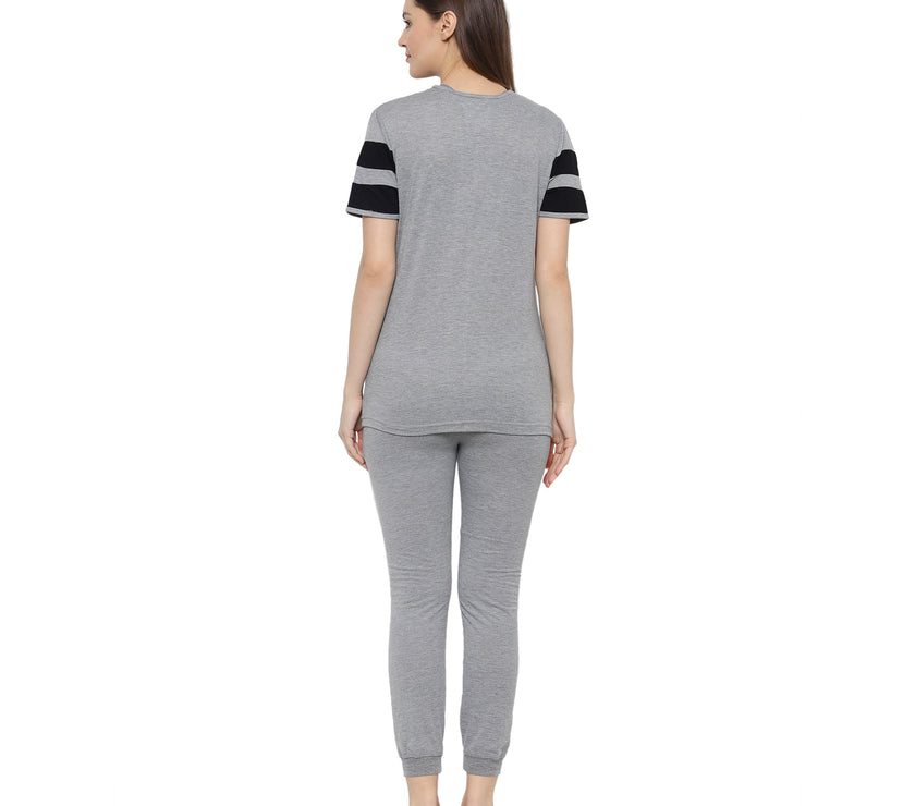 Mack Jonney Grey Women's Night Suit