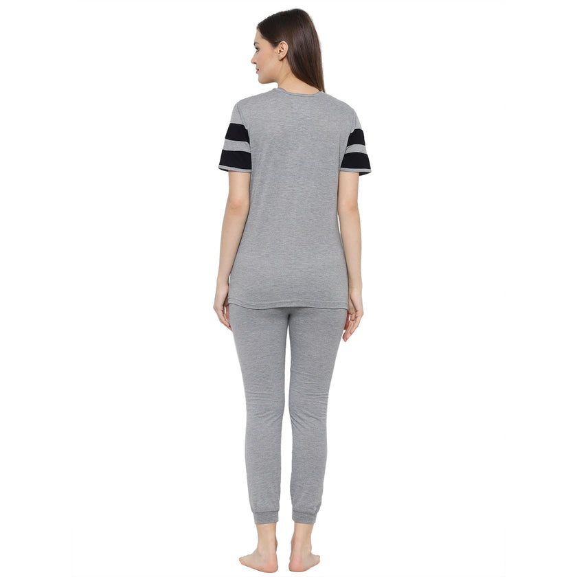 Mack Jonney Grey Women's Night Suit