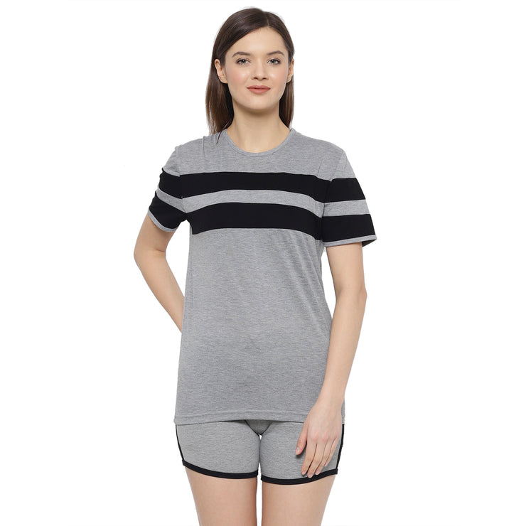 Mack Jonney Grey Women's Night Suit
