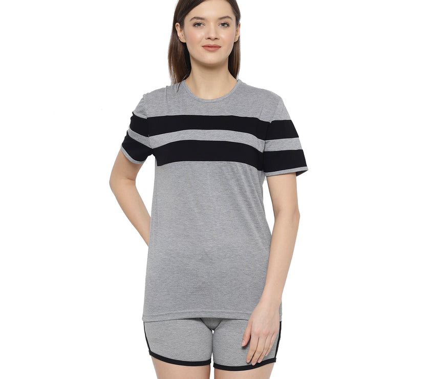 Mack Jonney Grey Women's Night Suit