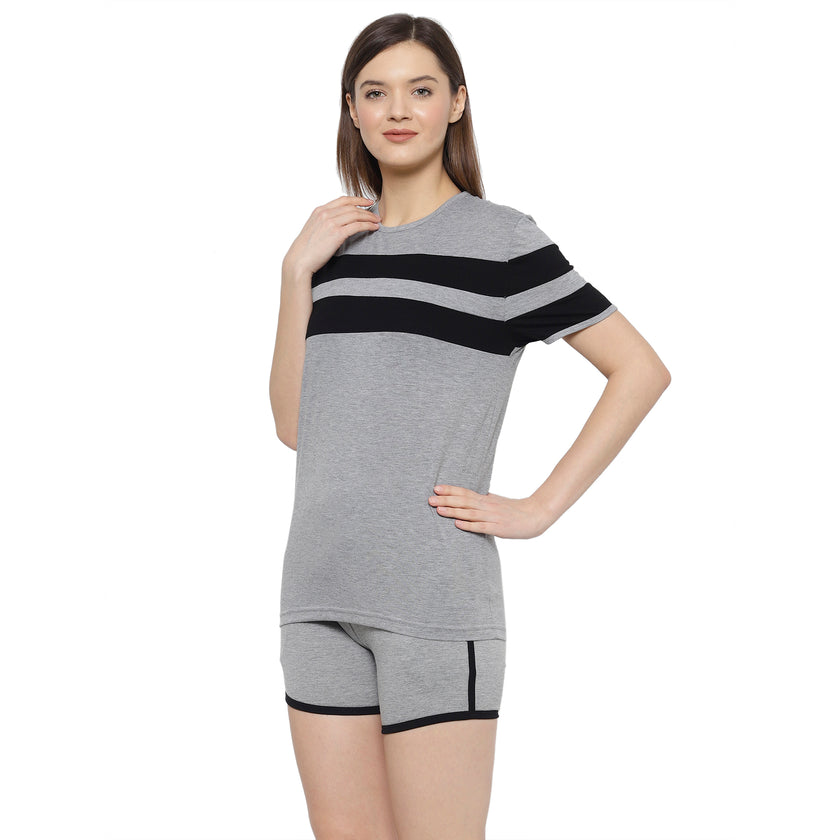 Mack Jonney Grey Women's Night Suit