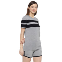 Mack Jonney Grey Women's Night Suit