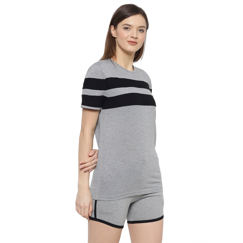 Mack Jonney Grey Women's Night Suit