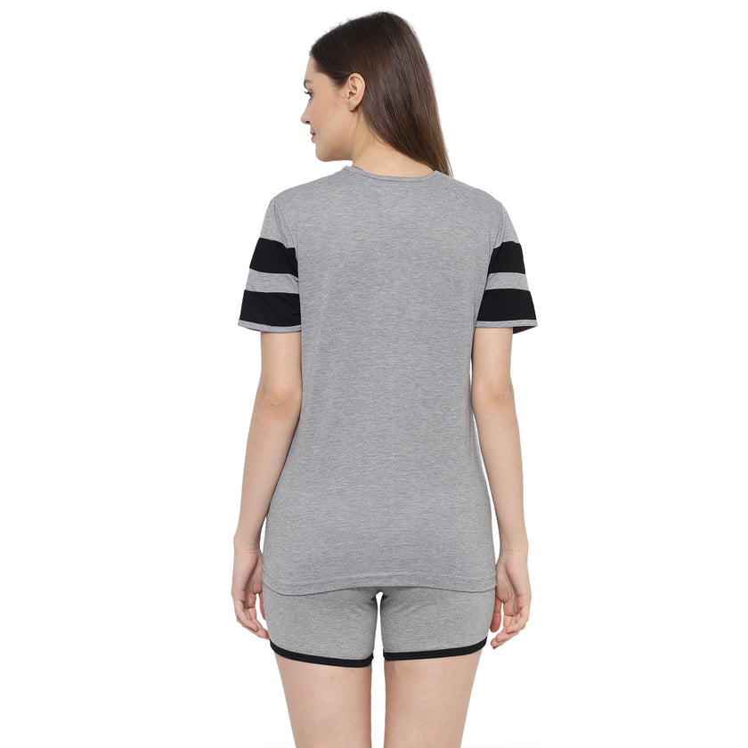 Mack Jonney Grey Women's Night Suit