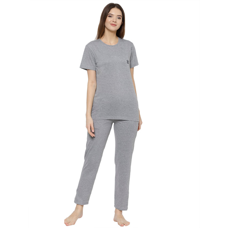 Mack Jonney Grey Women's Night Suit