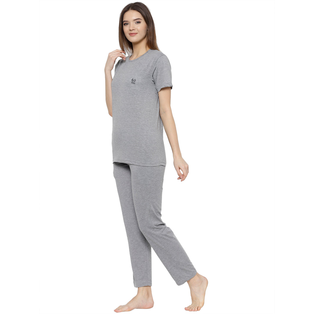 Mack Jonney Grey Women's Night Suit