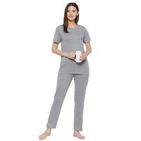 Mack Jonney Grey Women's Night Suit