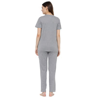 Mack Jonney Grey Women's Night Suit