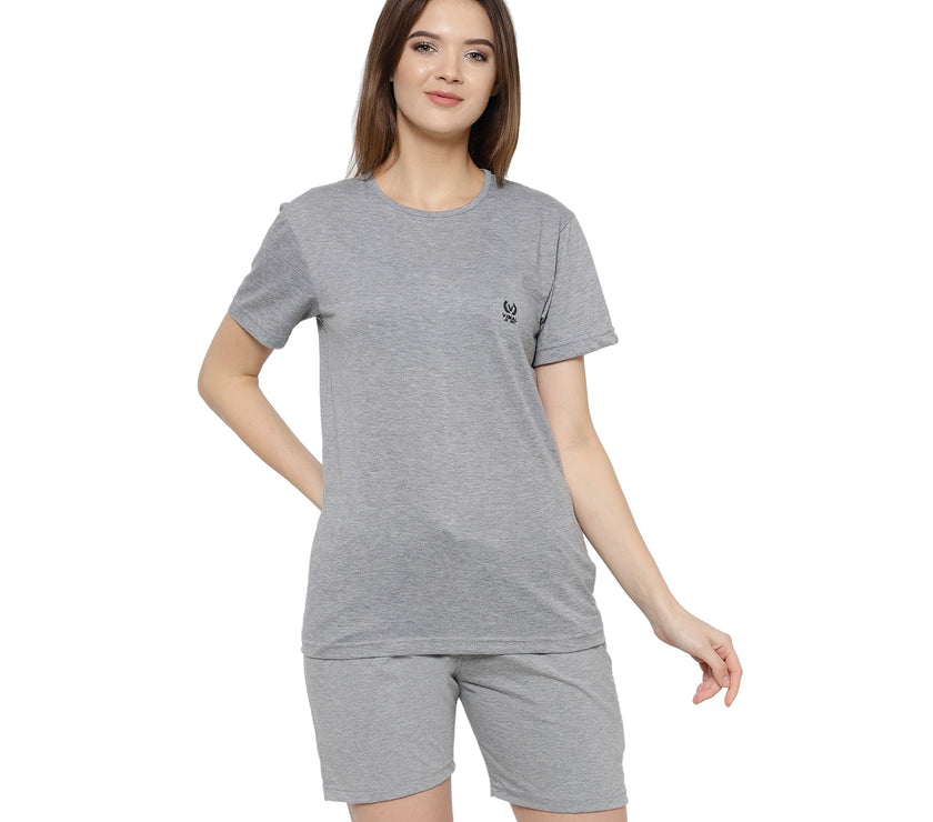 Mack Jonney Grey Women's Night Suit