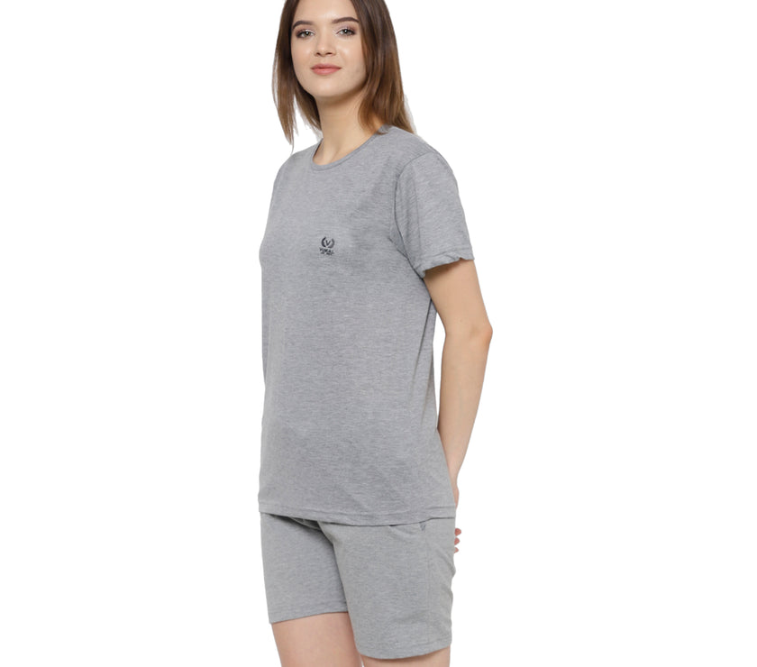 Mack Jonney Grey Women's Night Suit