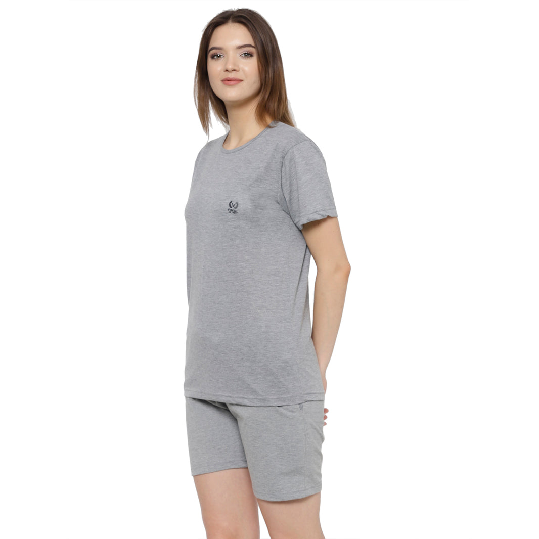 Mack Jonney Grey Women's Night Suit