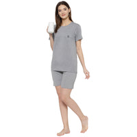 Mack Jonney Grey Women's Night Suit