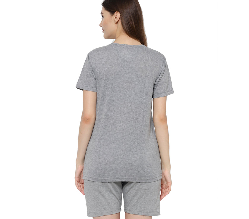 Mack Jonney Grey Women's Night Suit