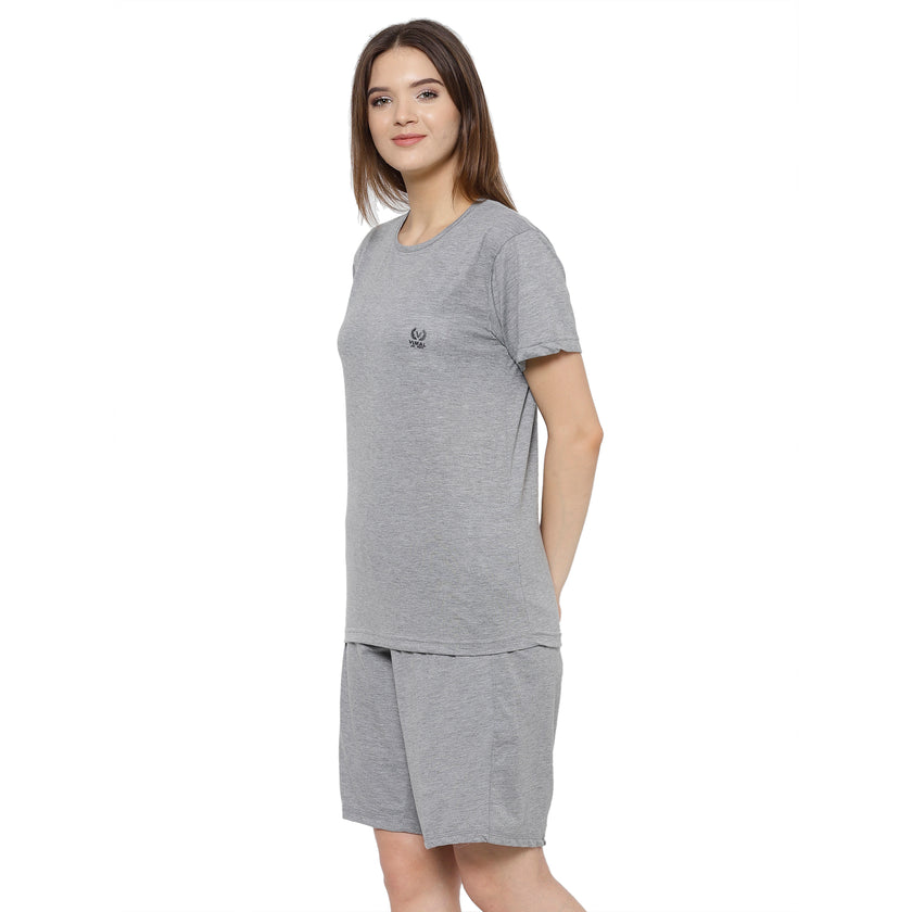 Mack Jonney Grey Women's Night Suit