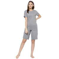 Mack Jonney Grey Women's Night Suit