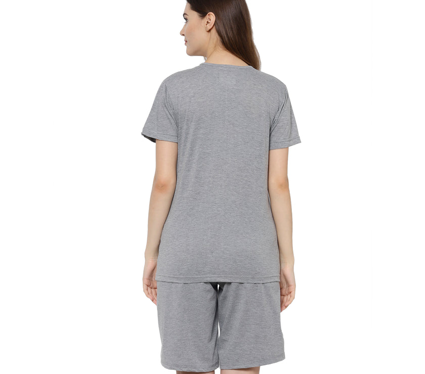 Mack Jonney Grey Women's Night Suit