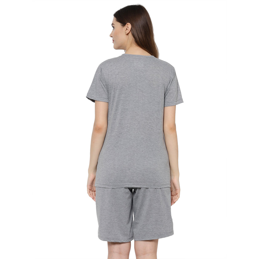 Mack Jonney Grey Women's Night Suit