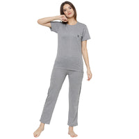 Mack Jonney Grey Women's Night Suit