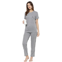 Mack Jonney Grey Women's Night Suit