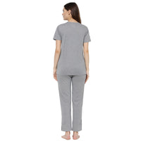 Mack Jonney Grey Women's Night Suit