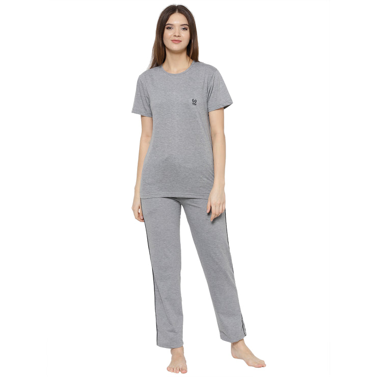 Mack Jonney Grey Women's Night Suit