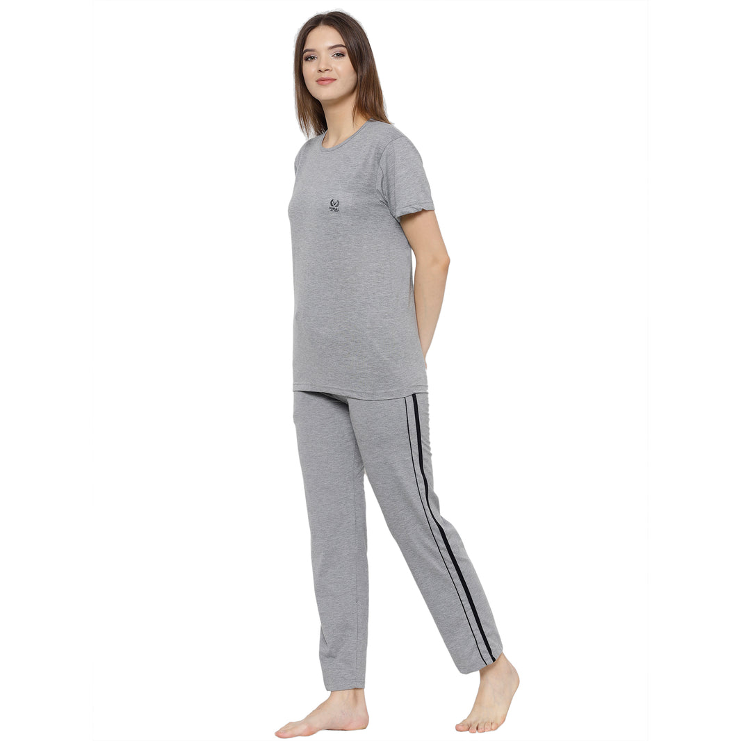 Mack Jonney Grey Women's Night Suit