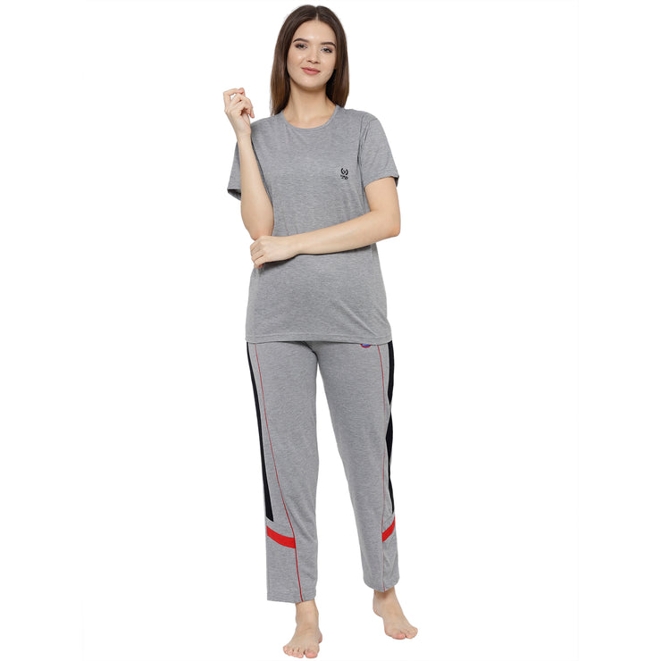 Mack Jonney Grey Women's Night Suit