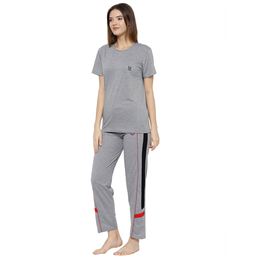 Mack Jonney Grey Women's Night Suit