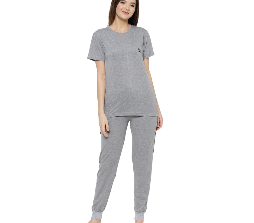 Mack Jonney Grey Women's Night Suit