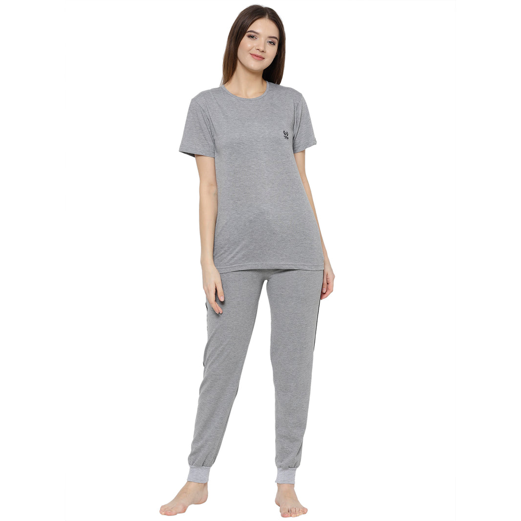 Mack Jonney Grey Women's Night Suit