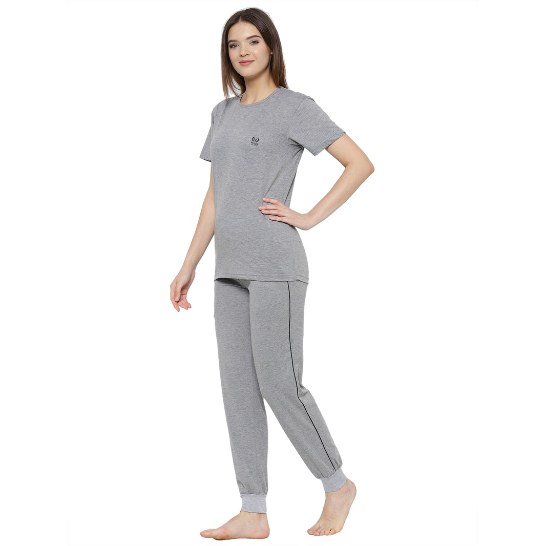 Mack Jonney Grey Women's Night Suit