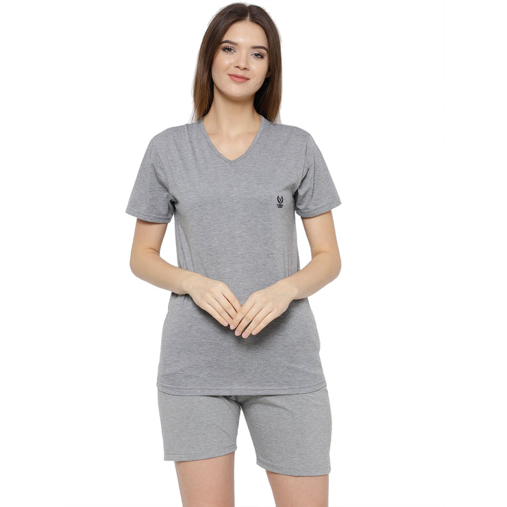 Mack Jonney Grey Women's Night Suit