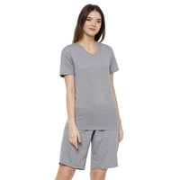 Mack Jonney Grey Women's Night Suit