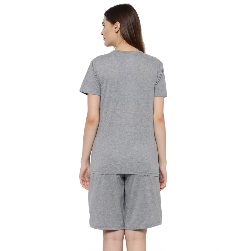 Mack Jonney Grey Women's Night Suit