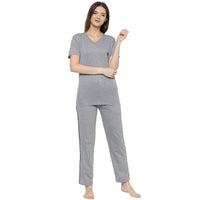 Mack Jonney Grey Women's Night Suit
