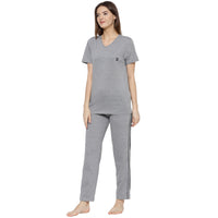 Mack Jonney Grey Women's Night Suit