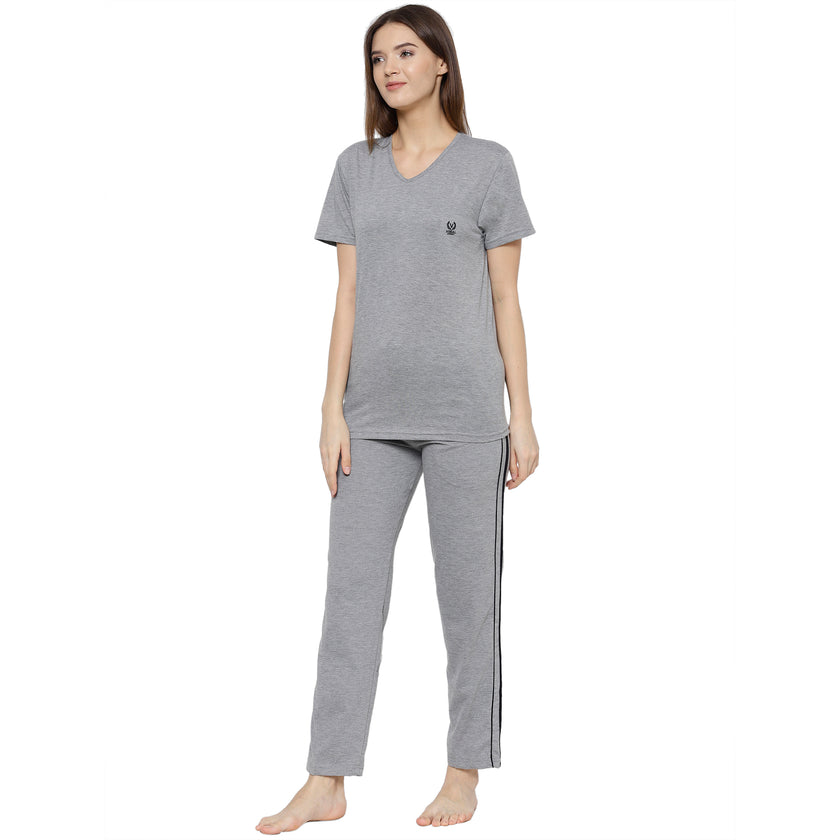 Mack Jonney Grey Women's Night Suit
