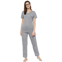 Mack Jonney Grey Women's Night Suit