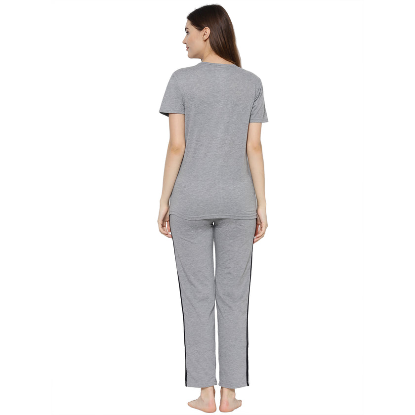 Mack Jonney Grey Women's Night Suit