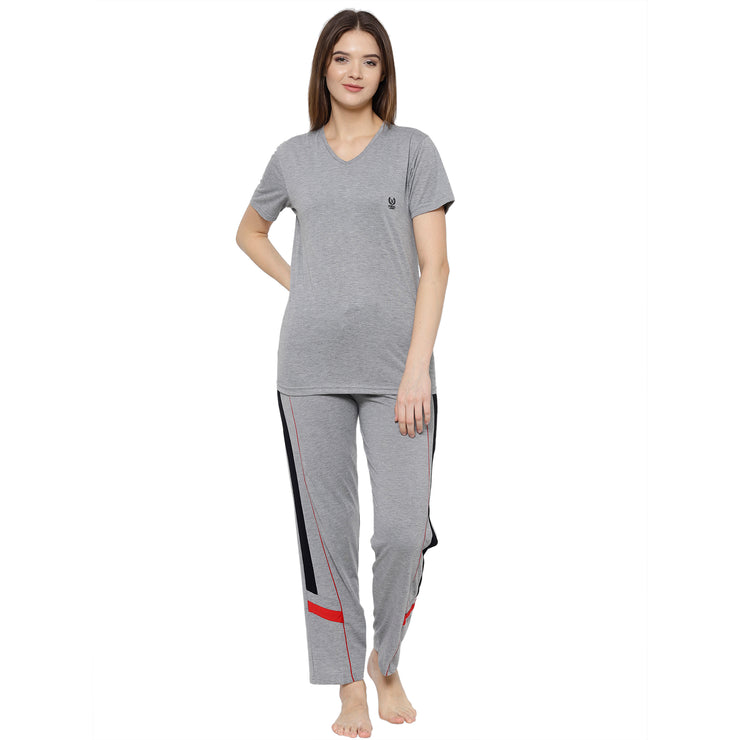 Mack Jonney Grey Women's Night Suit