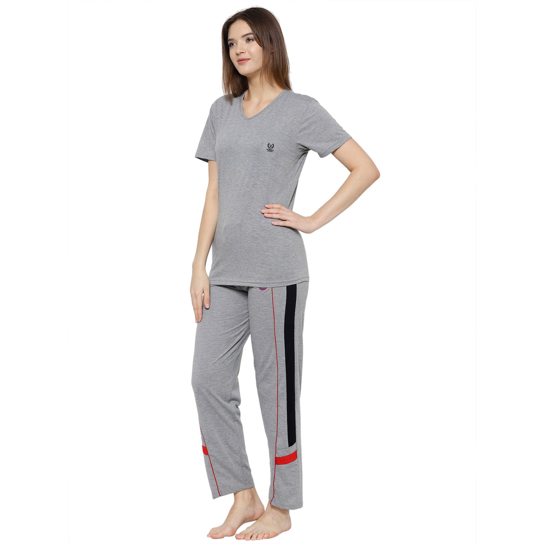 Mack Jonney Grey Women's Night Suit