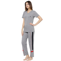 Mack Jonney Grey Women's Night Suit