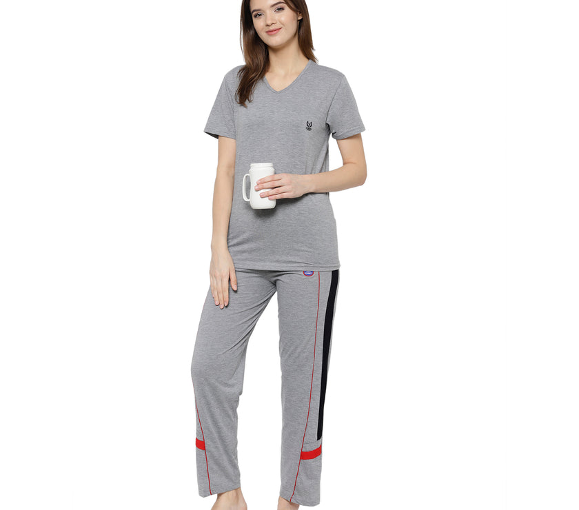 Mack Jonney Grey Women's Night Suit
