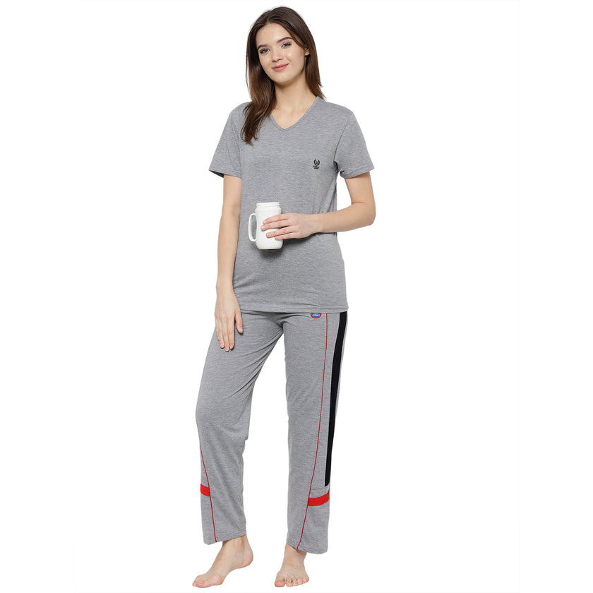 Mack Jonney Grey Women's Night Suit